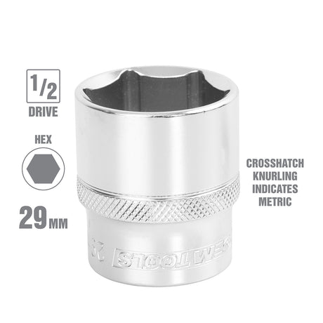 OEMTOOLS 22409 29 mm 1/2 Inch Drive Socket Additional Image 1