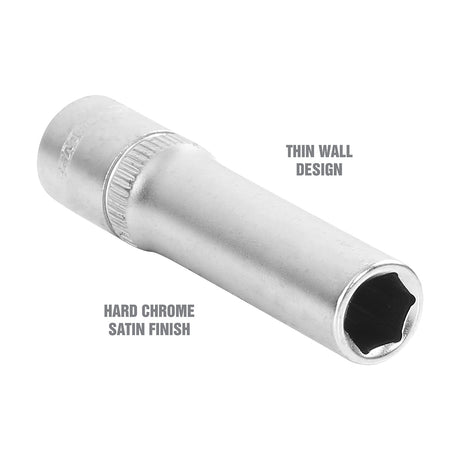OEMTOOLS 22259 1/4 Inch Drive 6 Pt. Deep Socket (9/32 Inch) Additional Image 2