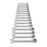 GearWrench 9416 16 Pc 12 Pt Ratcheting Combination Wrench Set - Metric Additional Image 1