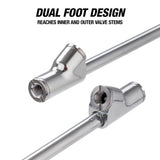 OEMTOOLS 24413 Dual Foot Air Chuck with Comfort Grip Handle Additional Image 1