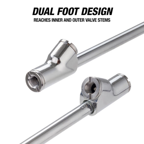 OEMTOOLS 24413 Dual Foot Air Chuck with Comfort Grip Handle Additional Image 1