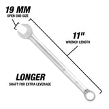 OEMTOOLS 22022 19 mm Combination Wrench (Metric) Additional Image 2