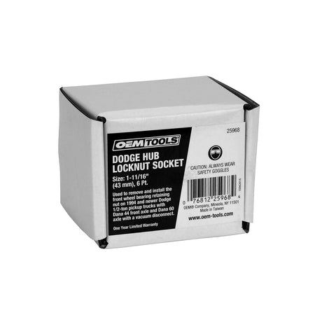OEMTOOLS 25968 Dodge Hub Locknut Socket Additional Image 2