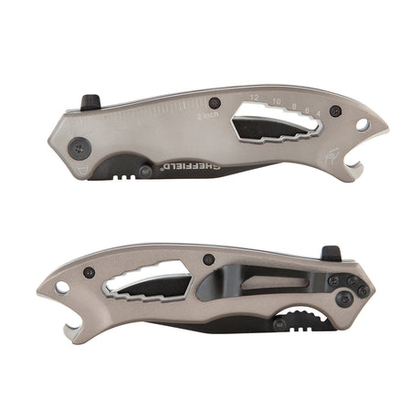 Sheffield 12170 Mechan 9-in-1 3in. Drop-Point Folding Knife Additional Image 3