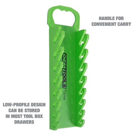 OEMTOOLS 23108 Stubby Wrench Organizer- Green Additional Image 4