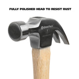 GreatNeck M8C Curved Claw Hammer (8 Oz.) with Hardwood Handle Additional Image 3