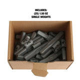 OEMTOOLS 23230 1.50 Oz. MC Style Steel Wheel Weight - 1 Box of 25 Additional Image 4