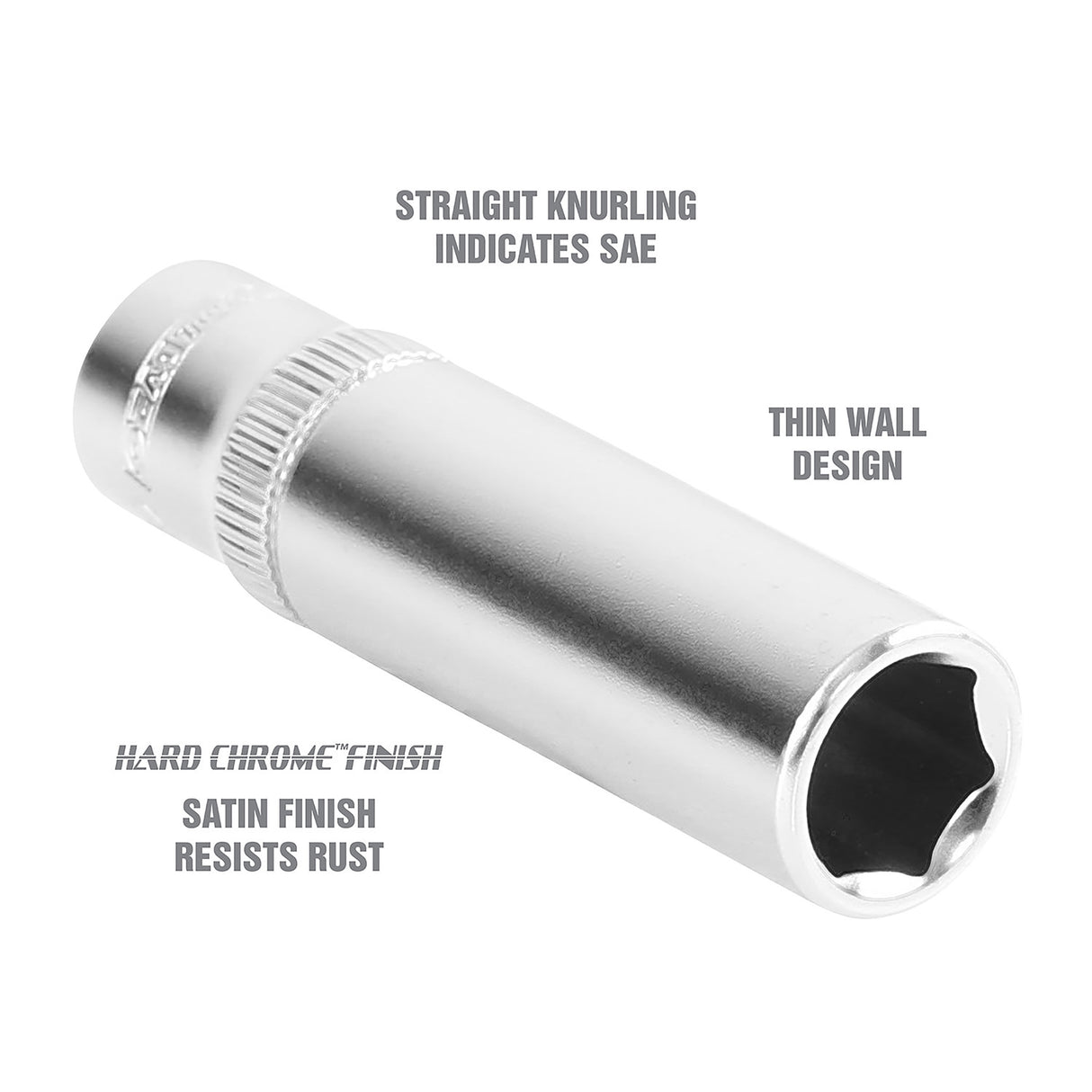 OEMTOOLS 22953 10-Piece 1/4in. Drive Deep Socket (SAE) Additional Image 3