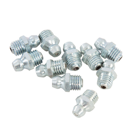 OEMTOOLS 25788 10 Piece 8 mm Straight Metric Grease Fittings Main Image