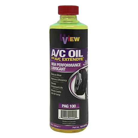 Uview 488100PBD PAG 100 Oil with A/C ExtenDye - 8 Oz. Bottle-4 Pack Main Image