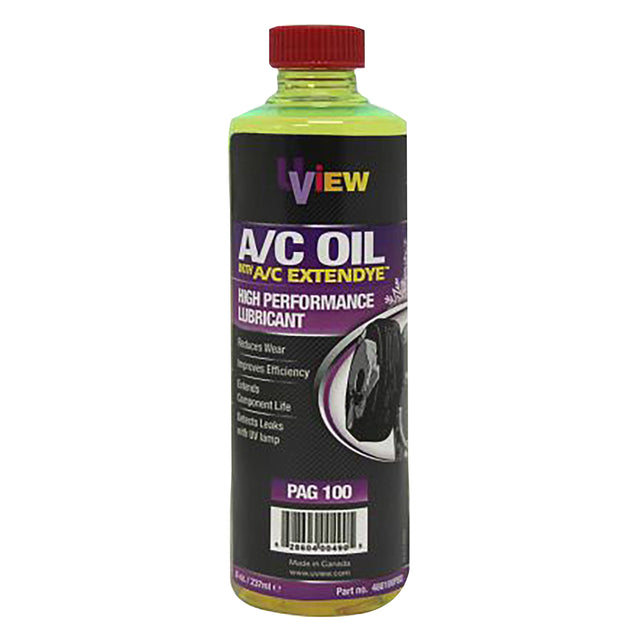 Uview 488100PBD PAG 100 Oil with A/C ExtenDye - 8 Oz. Bottle-4 Pack Main Image