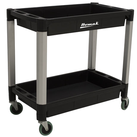 Homak HOMPP06032021 30in. 2 Shelf Utility Cart Main Image