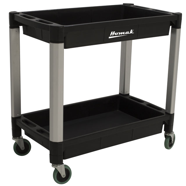 Homak HOMPP06032021 30in. 2 Shelf Utility Cart Main Image