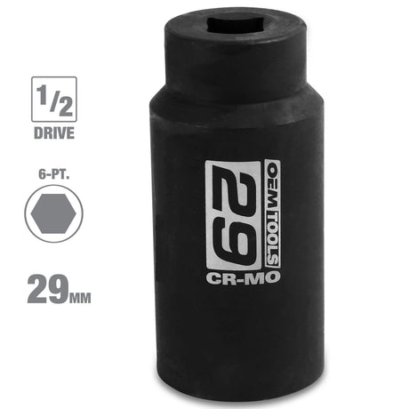 OEMTOOLS 25151 1/2in. Drive Axle Nut Socket (29 mm) Additional Image 1