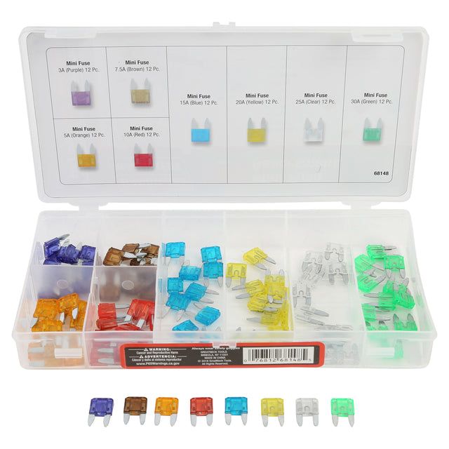 Hardware Machinery 68148 96-Piece Mini Fuse Assortment Main Image