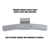 OEMTOOLS 23249 1.75 Oz. AL Style Steel Wheel Weight - 1 Box of 25 Additional Image 3