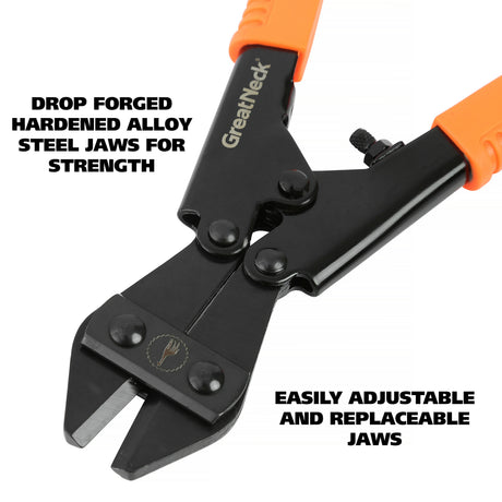 GreatNeck BC8 Bolt Cutters (8 Inch) Additional Image 2