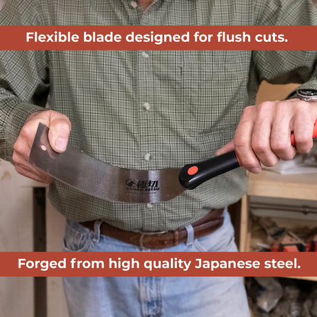 Kyoku Setsu 75003 Japanese Ryoba Double-Edged Pull Cut Saw Additional Image 4