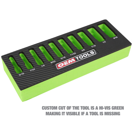 OEMTOOLS 23986 12 Piece 1/4in. Deep Socket Set (Metric) Additional Image 4