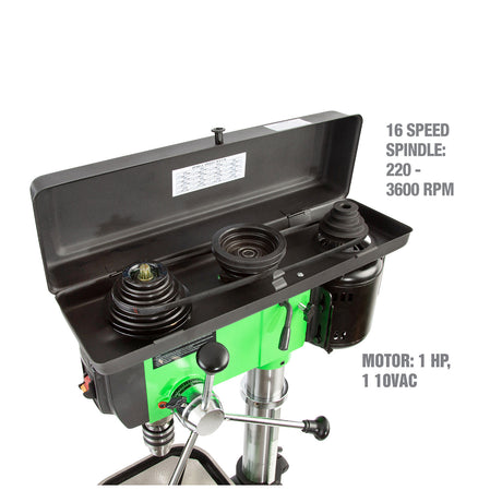 OEMTOOLS 24992 15 Inch 16 Speed Heavy Duty Floor Drill Press Additional Image 4