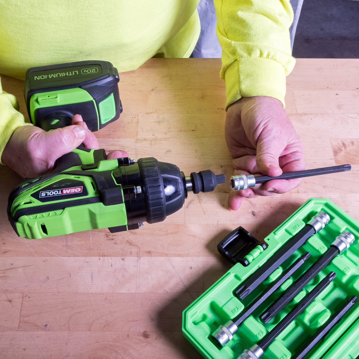 OEMTOOLS 23680 13 Piece Extra Long Star Bit Socket Set Additional Image 7