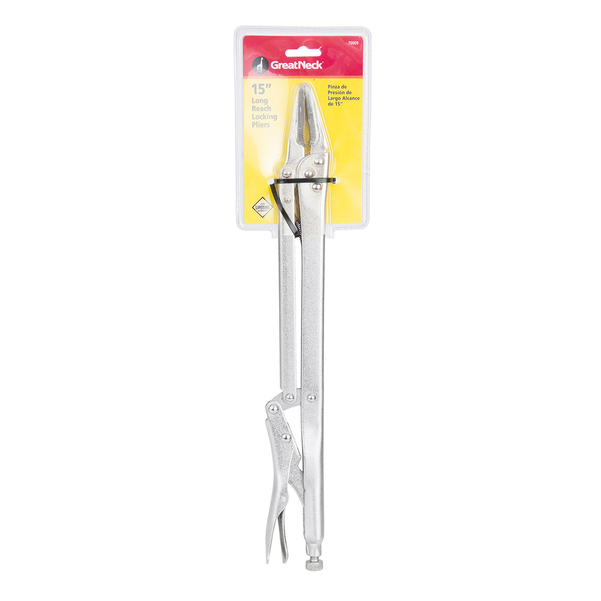 GreatNeck 70009 15 Inch Long Reach Locking Pliers Additional Image 4