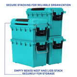Sheffield 12633 Field Box- Teal, Made in the U.S.A. Additional Image 5