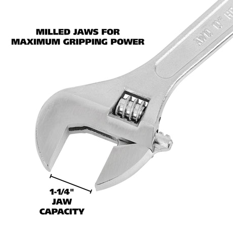 GreatNeck AW10C Adjustable Wrench (10 Inch) Additional Image 2