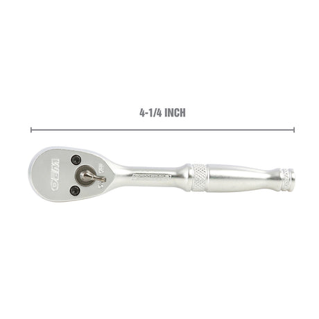 OEMTOOLS 22900 1/4 Drive 4-1/4 Inch Ratchet with Standard Handle Additional Image 1