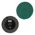 Shark Industries 12613 2in. Green Zirconia Twist-Lock Mini Grinding Discs, 36 Grit, 25 Pk. Main Image