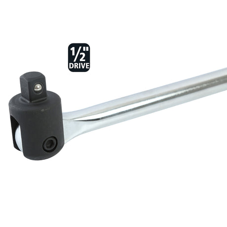 GreatNeck 38005 1/2in. Drive 24-Inch Breaker Bar with Flex Head Additional Image 3