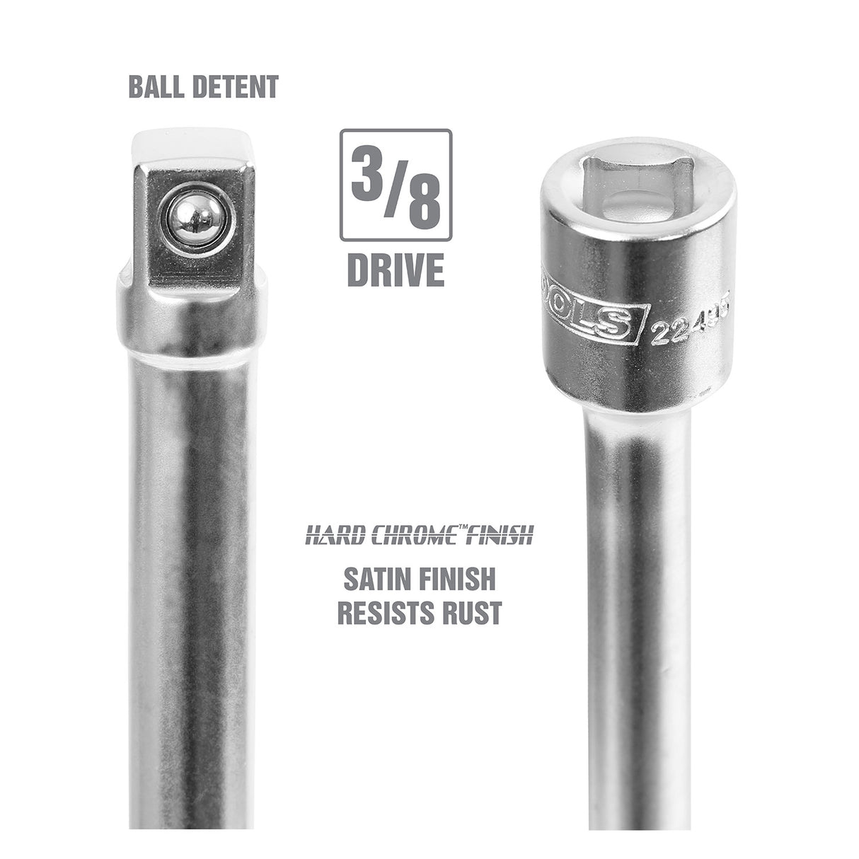OEMTOOLS 22495 3/8 Inch Drive Extension (18 Inch) Additional Image 2