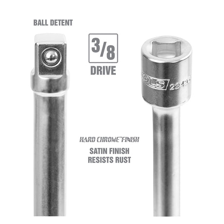 OEMTOOLS 22495 3/8 Inch Drive Extension (18 Inch) Additional Image 2