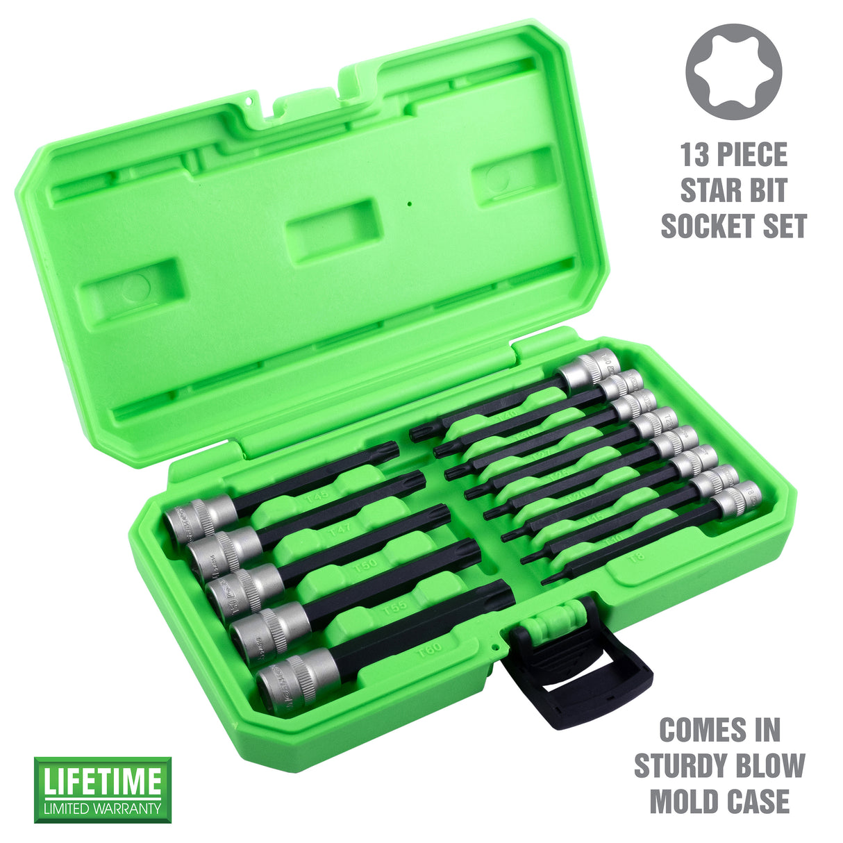 OEMTOOLS 68964 Star Bits Socket and Magnetic Tray Additional Image 4