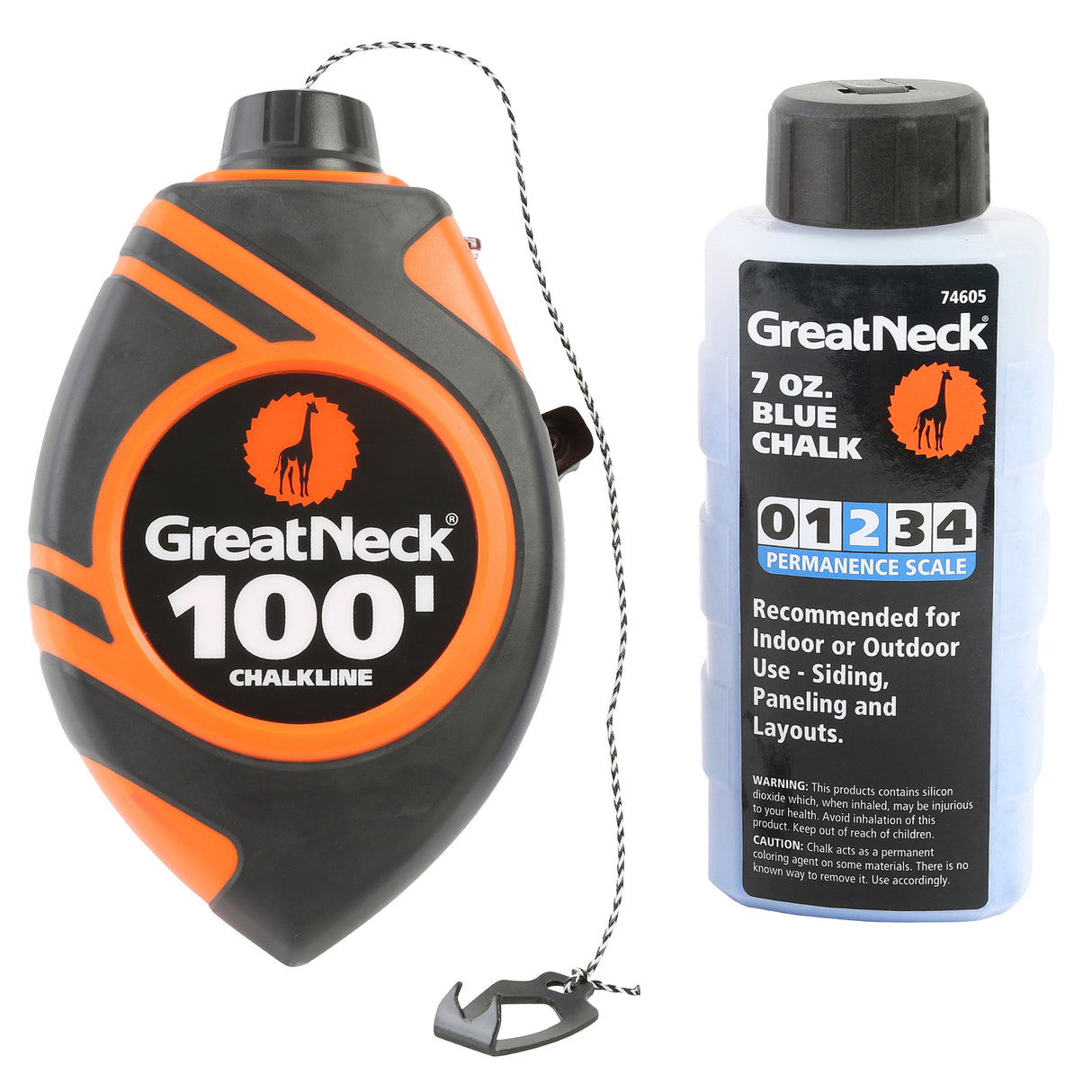 GreatNeck 74603 6-To-1 Chalk Reel w/Blue Chalk Main Image