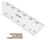 Mayes 10209 Aluminum Straight Edge Ruler (48 x 2 Inch) Additional Image 2