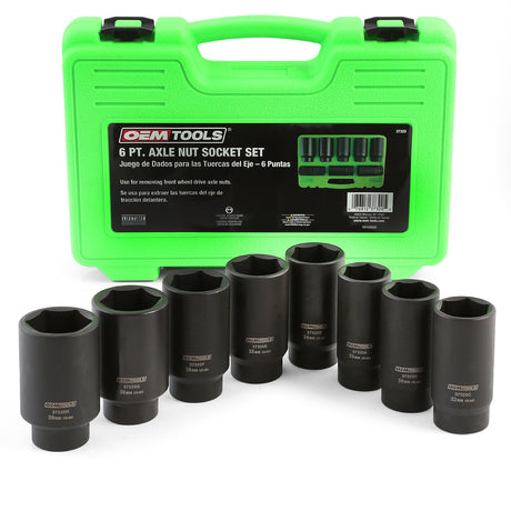 OEMTOOLS 37320 6 Pt. Axle Nut Socket Set Main Image