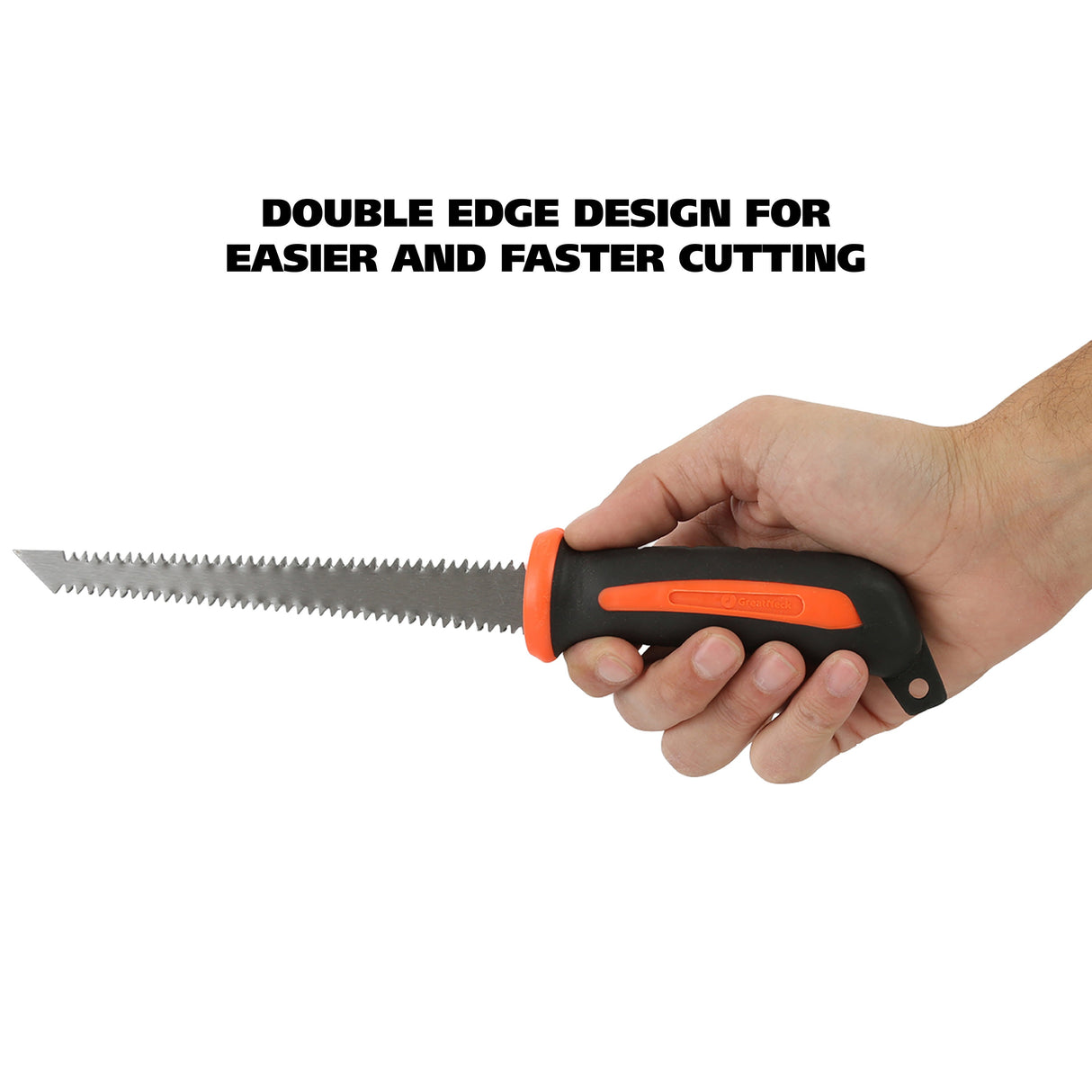 GreatNeck 4932 Double Edge Wallboard Saw (6 Inch) with Rubber Grip Additional Image 4