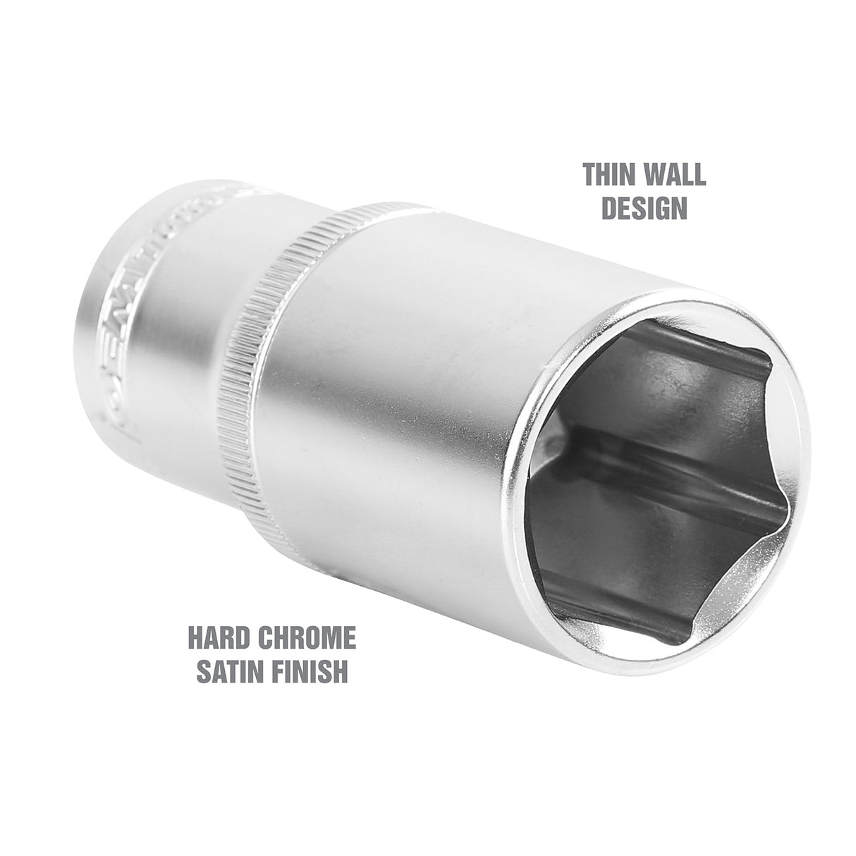 OEMTOOLS 22430 1/2 Inch Drive 6 Pt. Deep Wall Socket (1-1/8 Inch) Additional Image 2