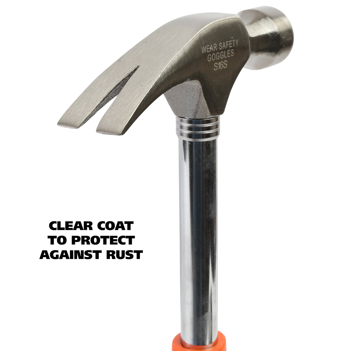 GreatNeck S16S Steel Straight Claw Hammer (16 Oz.) Additional Image 3