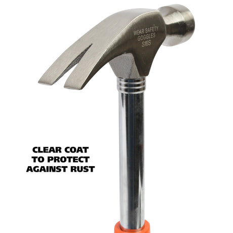 GreatNeck S16S Steel Straight Claw Hammer (16 Oz.) Additional Image 3