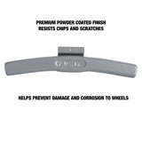 OEMTOOLS 23266 2.0 oz. T Style Steel Wheel Weight - 1 Box of 25 Additional Image 3