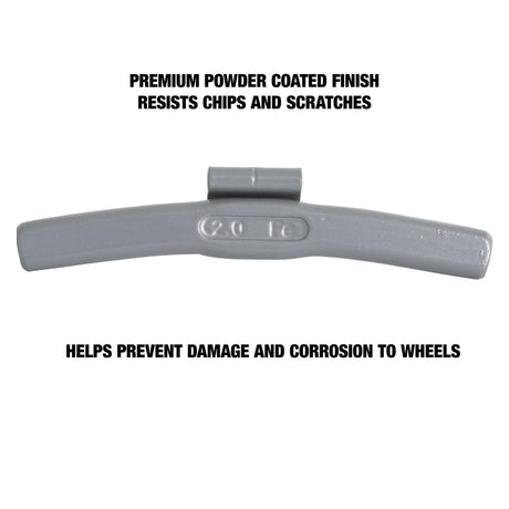 OEMTOOLS 23266 2.0 oz. T Style Steel Wheel Weight - 1 Box of 25 Additional Image 3