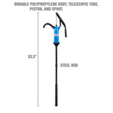 OEMTOOLS 24471 Lever Action Barrel Pump - Polypropylene Additional Image 4