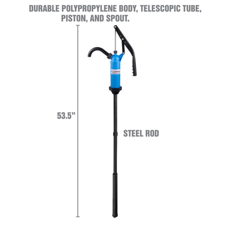 OEMTOOLS 24471 Lever Action Barrel Pump - Polypropylene Additional Image 4