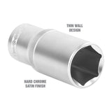 OEMTOOLS 22428 1/2 Inch Drive 6 Pt. Deep Wall Socket (1 Inch) Additional Image 2