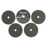 OEMTOOLS 26524 5 Piece Cut Off Wheel Set with Mandrel Additional Image 2