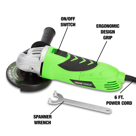 OEMTOOLS 24663 4-1/2in. Compact Angle Grinder Additional Image 3