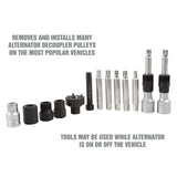 OEMTOOLS 37275 Alternator Pulley Service Kit Additional Image 4