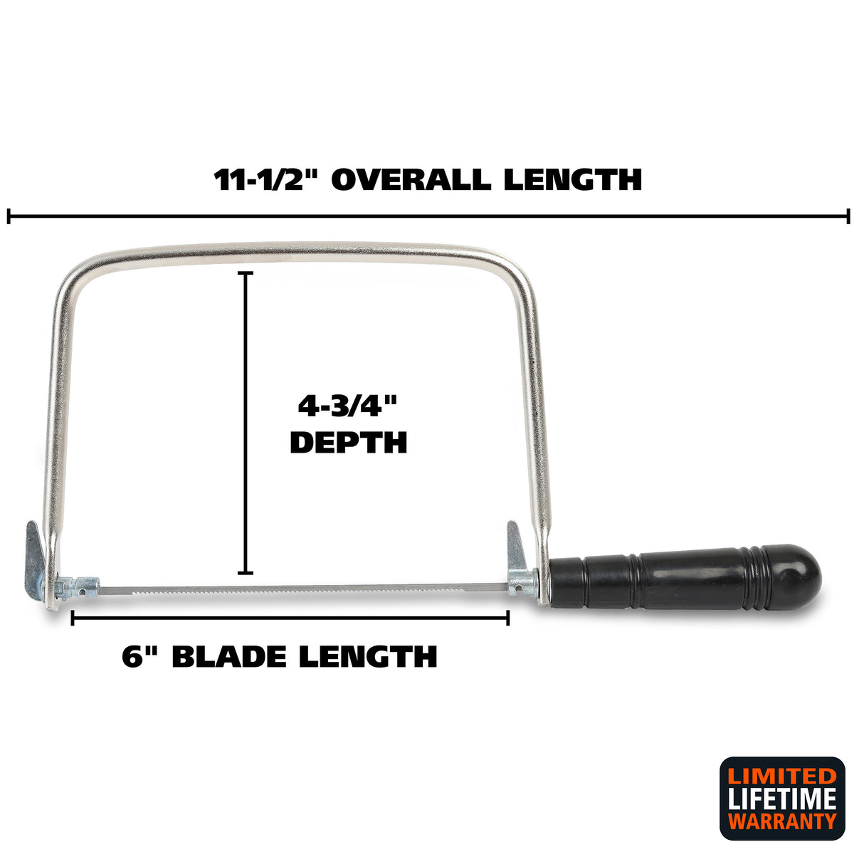 GreatNeck CP9 Coping Saw with Blades (4-3/4 Inch) Additional Image 1